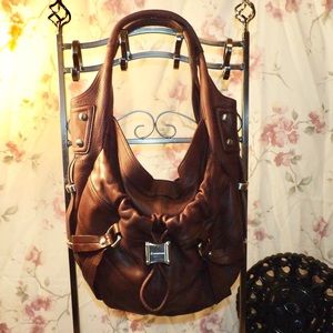 B. Makowsky Leather Tote